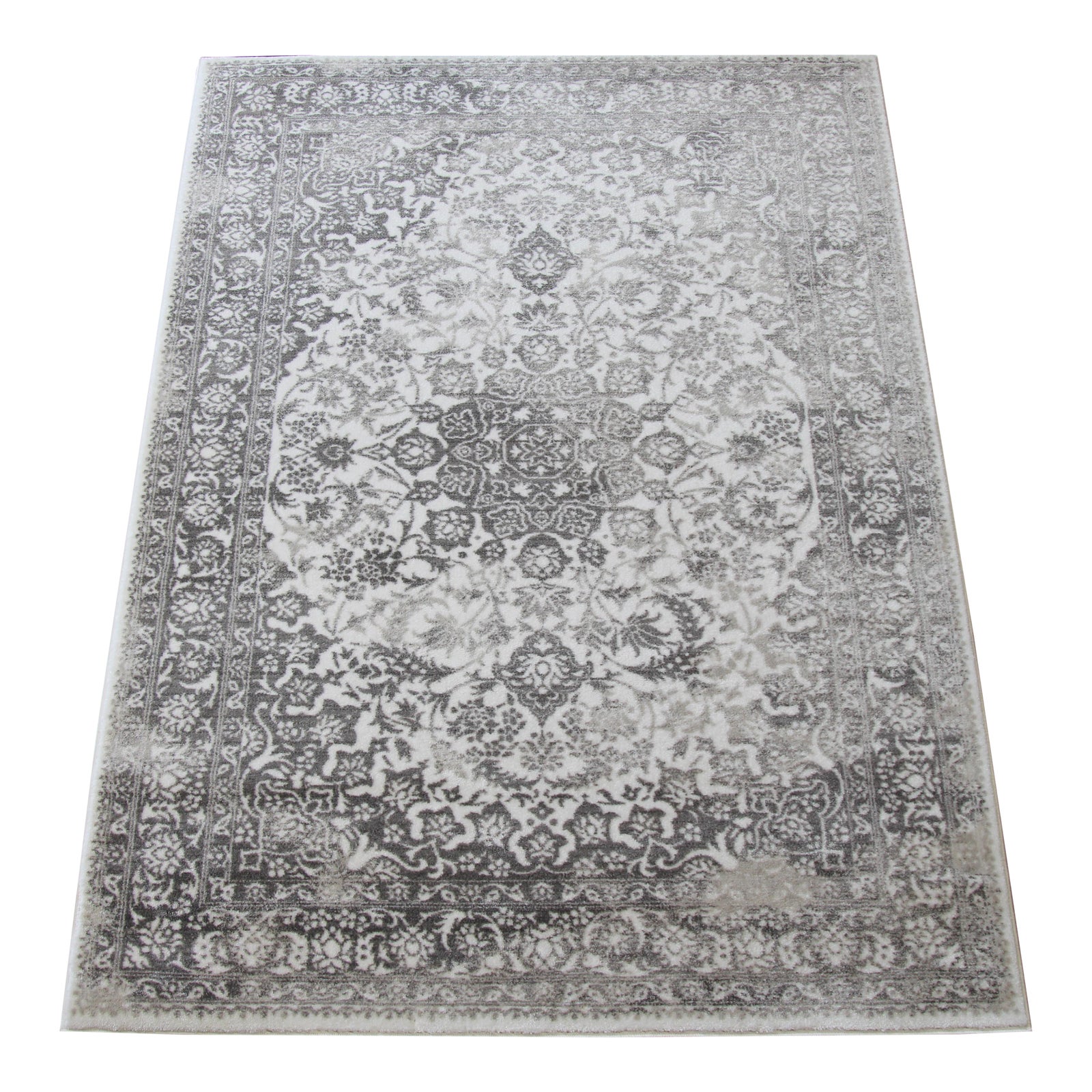 Gray Faded Medallion Rug 5' X 8' Chairish