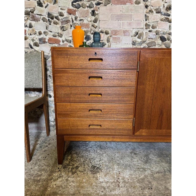 Wood Mid-Century Danish Teak Sideboard by Kai Winding, 1960s For Sale - Image 7 of 18