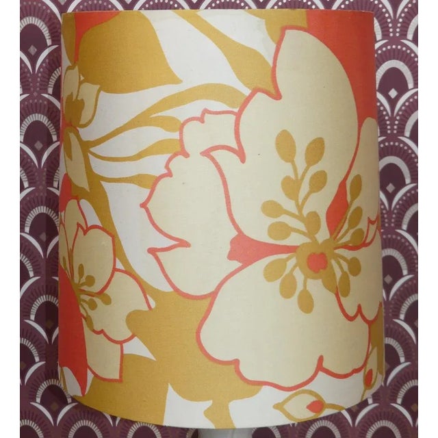 Colorful Umbrella Illuminated Glass Base Noble Table Lamp from Peill & Putzler, 1970s For Sale - Image 5 of 11