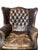 Antique English Leather Chesterfield Wingback Chair For Sale - Image 12 of 12
