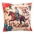 Western Galloping Cowboy & Horse Feather/Down Double Sided Pillow For Sale