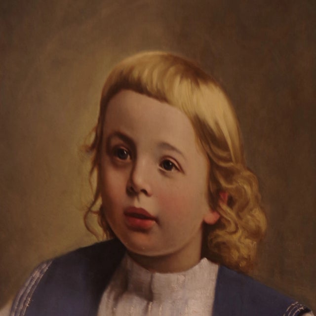 Late 19th Century Antique Original Oil Painting Created by EW Strack in the Late 1800s. For Sale - Image 5 of 9