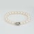 Stylish and finely detailed estate Tiffany & Co pearl bracelet from the 'Signature' pearls collection, finished with an...