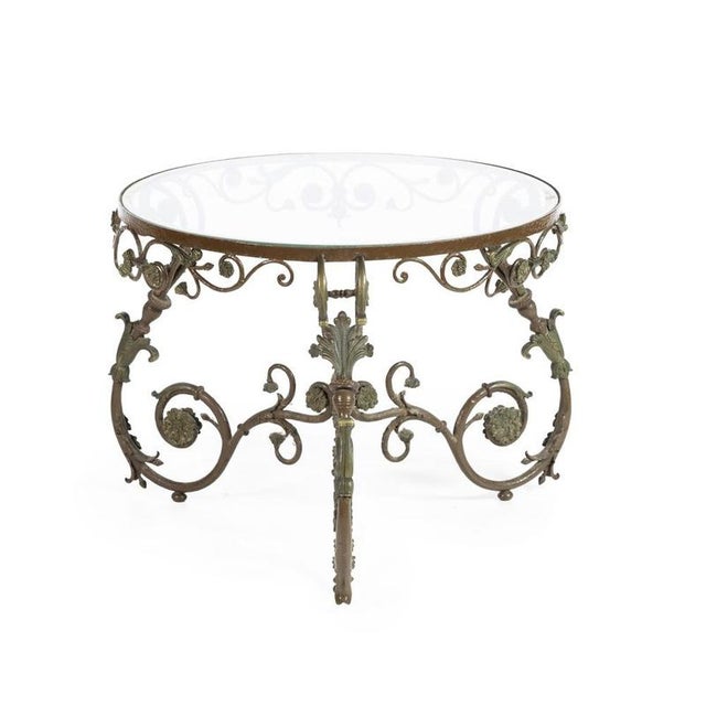 20th Century Coffee Table in Wood and Glass For Sale - Image 6 of 6