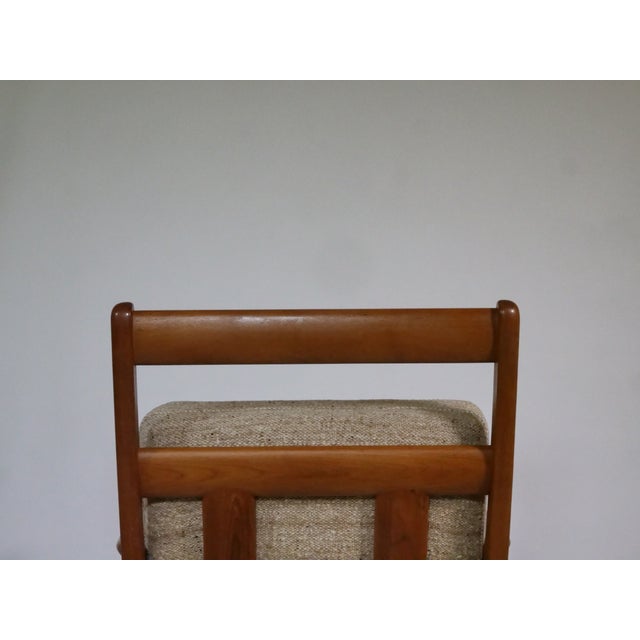 Wood Mid-Century Teak High-Back Chair by Juul Kristensen, Denmark, 1960s For Sale - Image 7 of 14