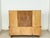 Vintage Bar Cabinet in Birch and Brass For Sale - Image 17 of 18