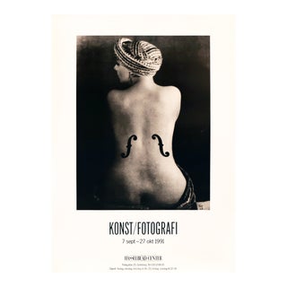 1991 Swedish Exhibition Poster, Hasselblad Center, Man Ray: "Le Violon D'Ingres" For Sale