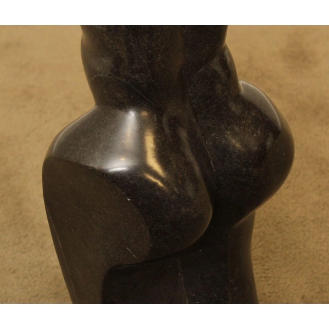 Dawson Chivizhe Abstract Form Shona Stone Sculpture For Sale - Image 10 of 13