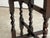 1920s Antique English Jacobean Revival Barley Twist and Pie Crust Side Table, 1920 For Sale - Image 5 of 8