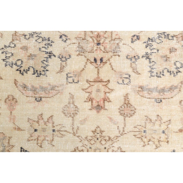 Hand-Knotted Antique Accent Rug For Sale - Image 9 of 9