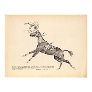 Happy Landing - Louis d'Or Pecked Llangollen Farms 1933 Reproduction For Sale