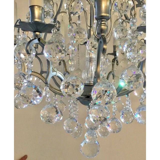 Traditional Italian Swarovski Chandelier For Sale In Atlanta - Image 6 of 7
