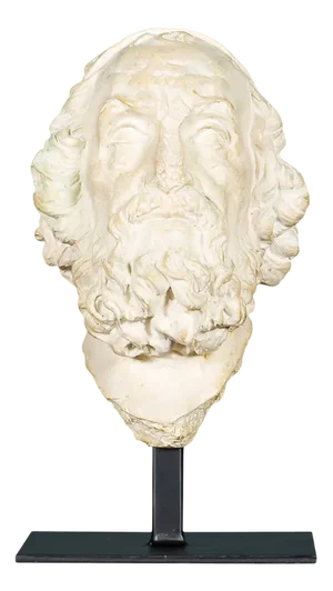 Spiro Bust on Stand from Pure White Lines
