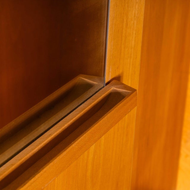 Large Two Door Oak Wardrobe from ZNZ, 1960s For Sale - Image 10 of 11