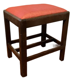 Antique 18th Century English George III Chippendale Mahogany Stool of Diminutive Size - Stair & Co. Provenance