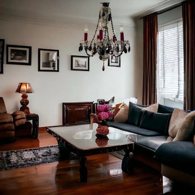 Illuminate your space with a piece of ceiling art that doubles as a functional hanging artwork. Karen Curtis' one-of-a-...