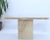 Stone Polished Travertine Five Feet Long Wall Console Sofa Table For Sale - Image 7 of 13