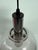Metal Vintage Industrial Italian Pendant Light in Pulegoso Glass Sphere, 1960s For Sale - Image 7 of 16