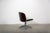 Brown Office Chair by Ico Parisi for MIM Roma, 1970s For Sale - Image 8 of 11