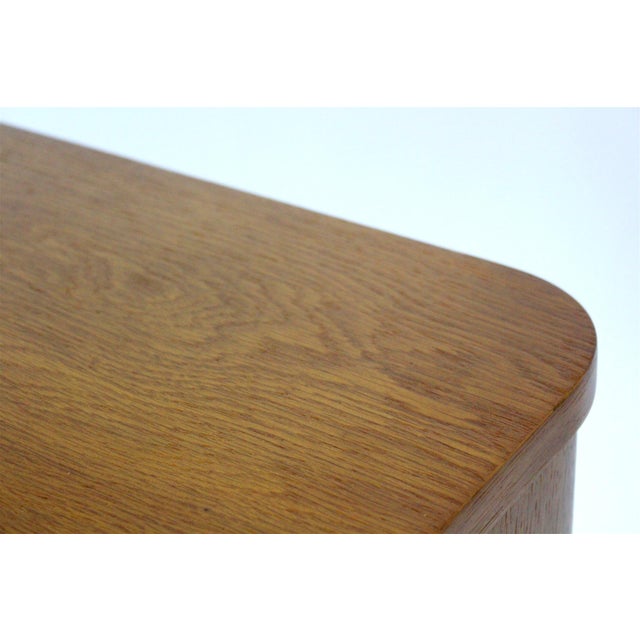 Oak Extendable Dining Table by Jindřich Halabala, 1950s For Sale - Image 10 of 18