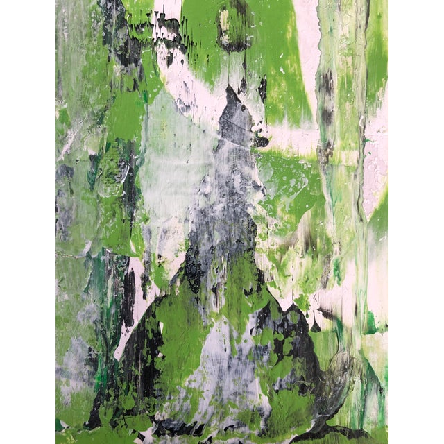 Mid-Century Modern Contemporary Original Framed Painting “Edge of Meadow” by Cassandra Auker For Sale - Image 3 of 8