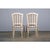 Textile Antique French Louis XVI Style Painted Dining Chairs W/ Striped Fabric - Set of 6 For Sale - Image 7 of 8