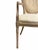 Wood Pair Vintage French-Style Shield-Back Upholstered Accent Chairs For Sale - Image 7 of 7