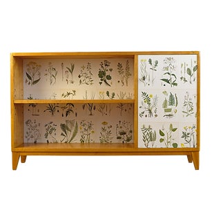 Swedish Modern Nordens Flora Bookcase by C.A.M. Lindman, Sweden, 1940s For Sale