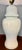 1970s 1970s Chinese White Ginger Jar Lamp W/ Buti Handmade Lampshade For Sale - Image 5 of 5