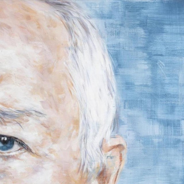 Harding Meyer, Portrait, Oil on Canvas For Sale - Image 4 of 6