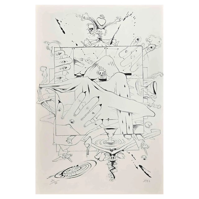 Jacques Chemay, Passages, Lithograph, 1997 For Sale