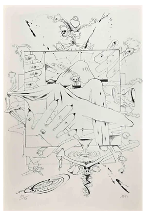 Jacques Chemay, Passages, Lithograph, 1997