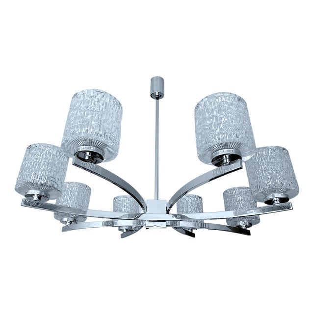 Brutalist Pendant Light from Kaiser-Leuchten, 1970s For Sale