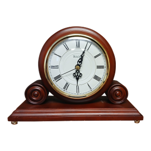 1970s Bulova Walnut Mantel Clock, Model B1895