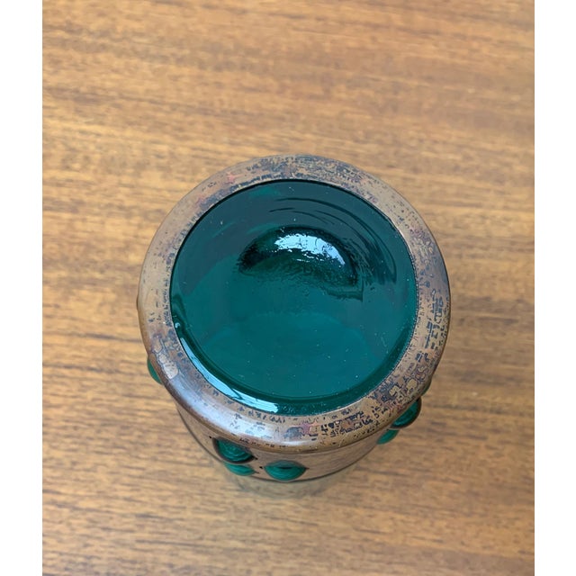Mid-Century Green Glass & Copper Drinking Glasses by Nanny Still, 1960s, Set of 5 For Sale - Image 15 of 17