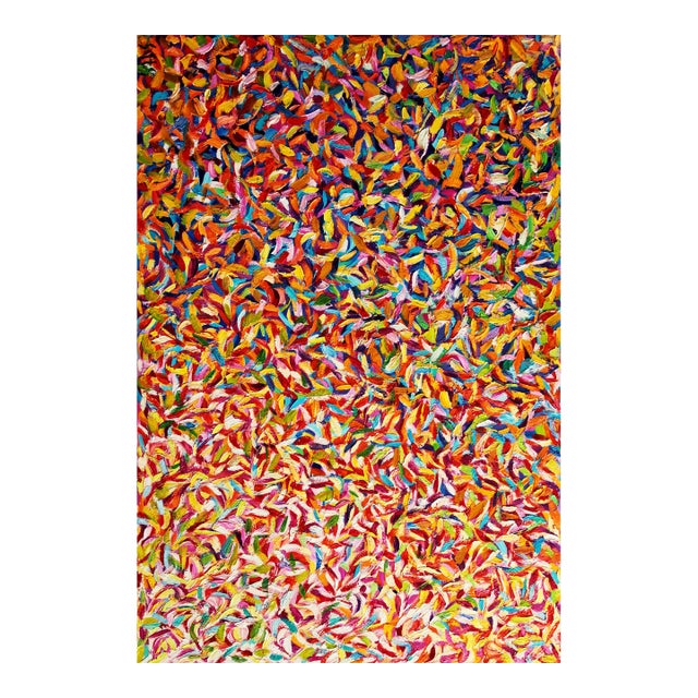 Artist Andrei Sitsko "The Garden 14. Abstract Series" Modern Original Painting For Sale