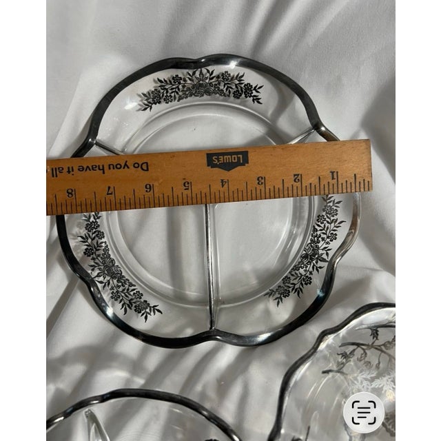 Vintage Silver City Glass Serving Pieces - Set of 3 For Sale - Image 11 of 11