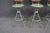Mid 20th Century Set of 4 Mid-Century Modern Walnut & Chrome Swivel Bar Stools For Sale - Image 5 of 9