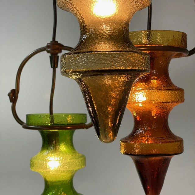 Stalactiet Pendant Lamp by Nanny Still for Massive & Val Saint Lambert, 1960s For Sale - Image 12 of 13