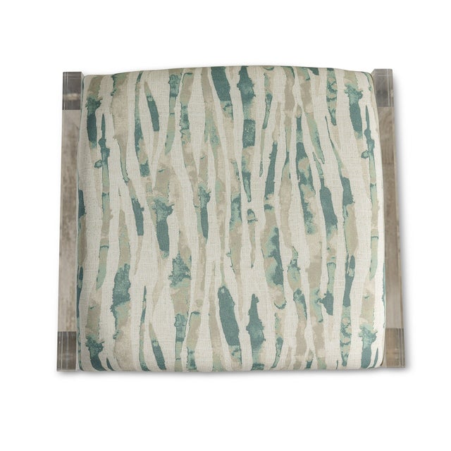 Port 68 Glencoe Wilcrest Moss Lucite Bench For Sale - Image 4 of 9