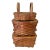 Early 1900's Primitive Wov-N-Wood by JeryWil Lidded Baskets- Set of 3 For Sale