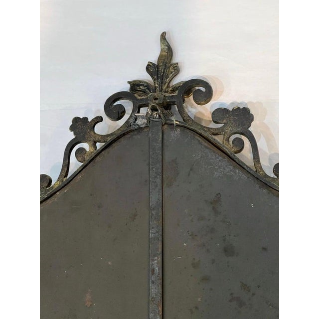 Pair of Antique Art Deco Gilt Mirrored Sconces For Sale - Image 16 of 18