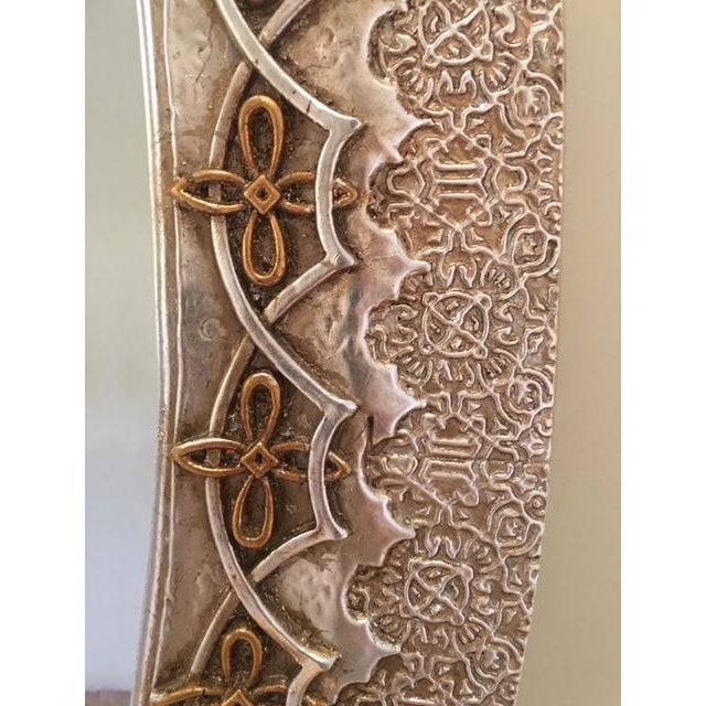 French Vintage Riviera Style Mirror For Sale - Image 3 of 5