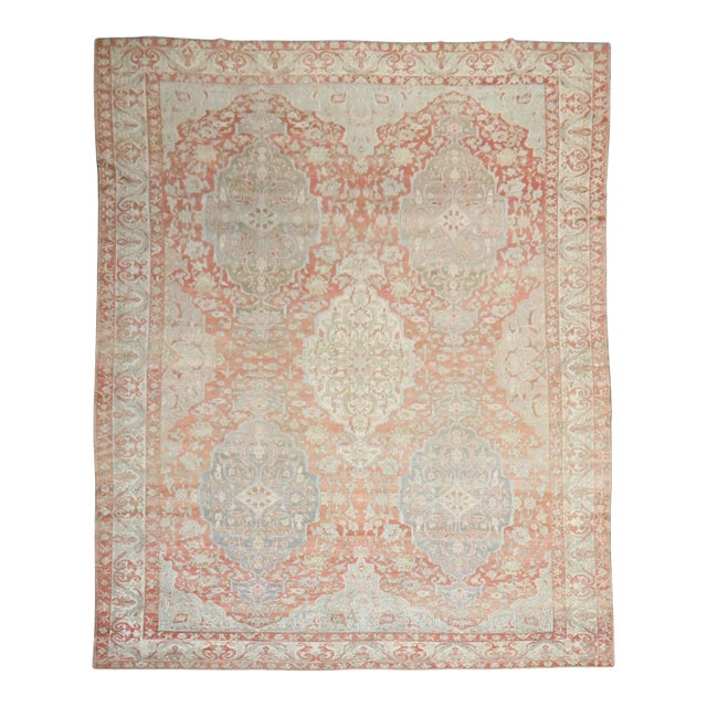 Zabihi Collection Large Scale Persian Antique Bakhtiari Rug - 12'5" x 18'5" For Sale