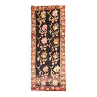 Floral Turkish Anatolian Runner, 3'2'' X 7'6'' For Sale