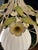 Metal 1960s Vintage Italian Tole Metal Floral Chandelier Made in Italy For Sale - Image 7 of 12