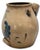 Blue Rare Large 2 Gallon Size Antique American Blue Decorated Stoneware Batter Jug by Evan R Jones Pittston Pennsylvania 1860s For Sale - Image 8 of 18