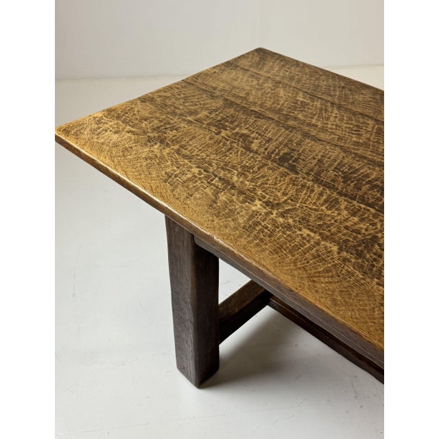 Belgian Monastery Table in Oak For Sale - Image 11 of 17