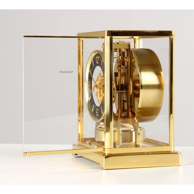 Atmos Clock with Black Dial by Jaeger LeCoultre, 1965 For Sale - Image 6 of 15