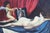 Vintage Baroque Style Reclining Female Nude Oil Painting Divan Cherub Framed 38" For Sale - Image 11 of 12